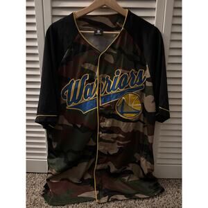 Camo Golden State Warriors Baseball Jersey
